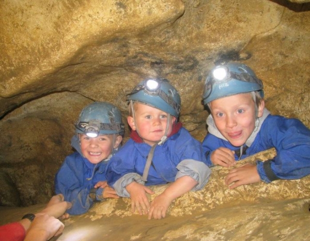 Child caving in the Vercors 